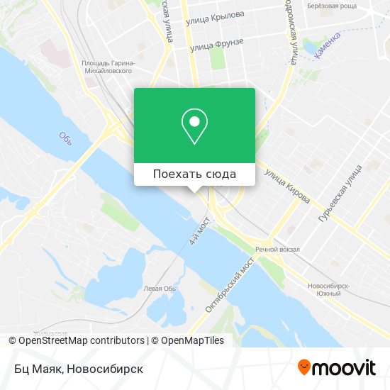 Карта Бц Маяк