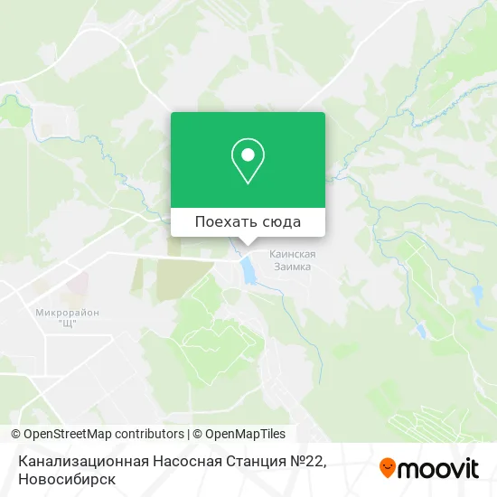 Карта Канализационная Насосная Станция №22