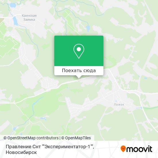Карта Правление Снт ""Экспериментатор-1""