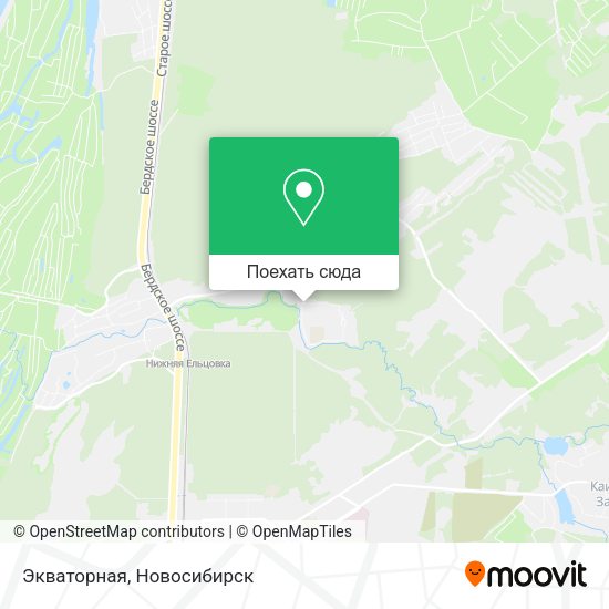 Карта Экваторная