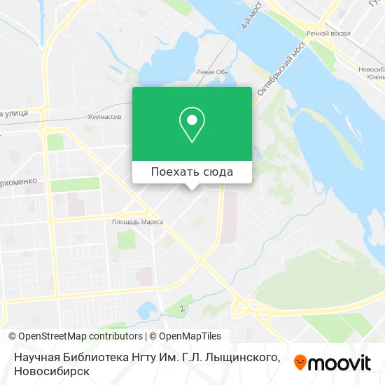 Карта Научная Библиотека Нгту Им. Г.Л. Лыщинского