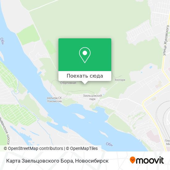 Карта Карта Заельцовского Бора