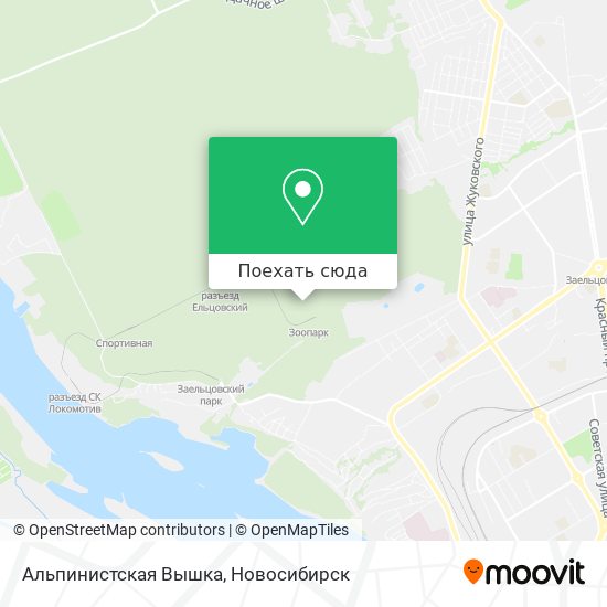 Карта Альпинистская Вышка