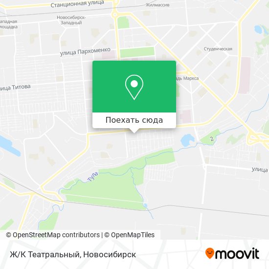 Карта Ж/К Театральный