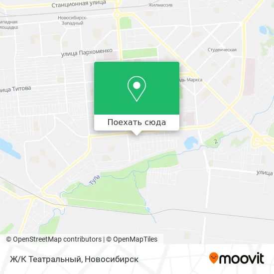 Карта Ж/К Театральный