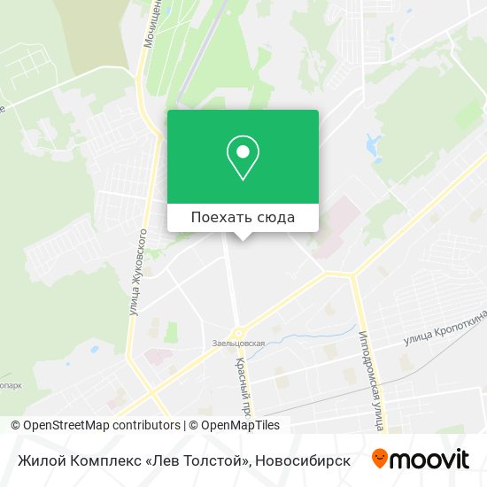 Карта Жилой Комплекс «Лев Толстой»