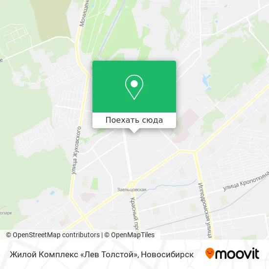 Карта Жилой Комплекс «Лев Толстой»