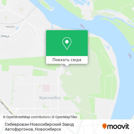 Карта Сибевровэн-Новосибирский Завод Автофургонов