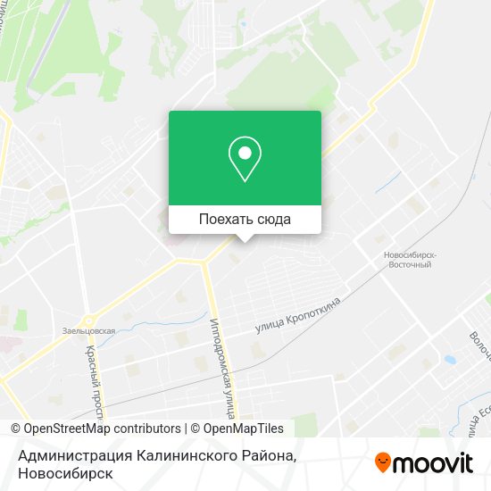 Карта Администрация Калининского Района