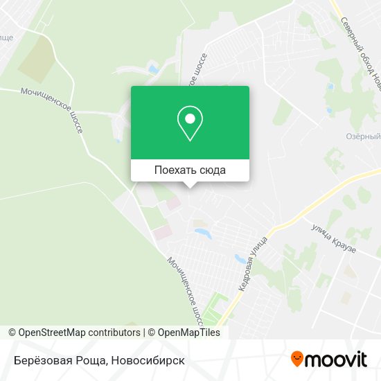 Карта Берёзовая Роща