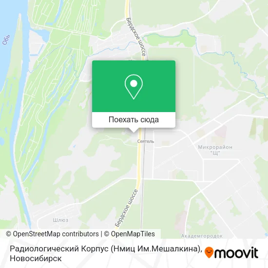 Карта Радиологический Корпус (Нмиц Им.Мешалкина)