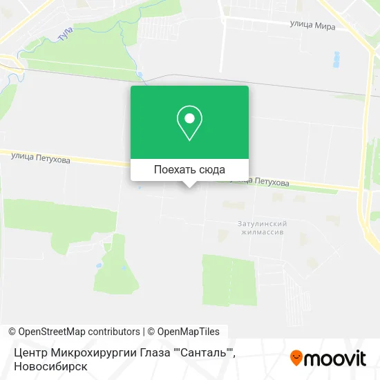 Карта Центр Микрохирургии Глаза ""Санталь""