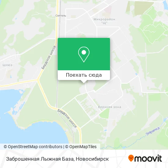 Карта Заброшенная Лыжная База