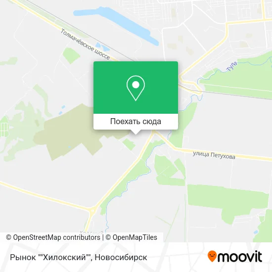 Карта Рынок ""Хилокский""