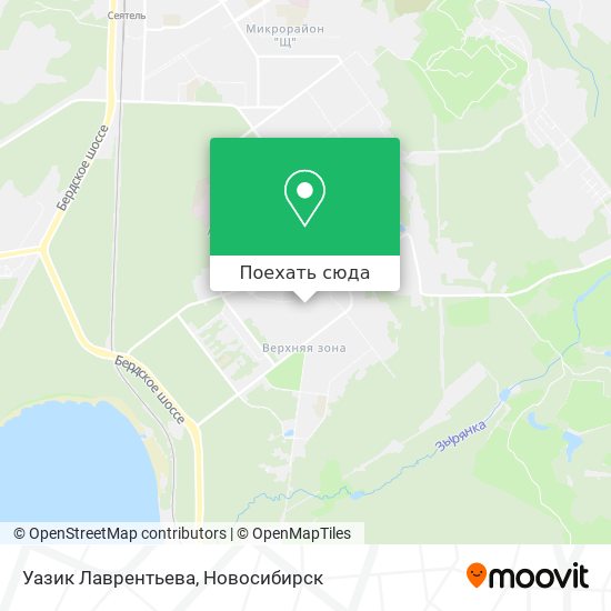 Карта Уазик Лаврентьева