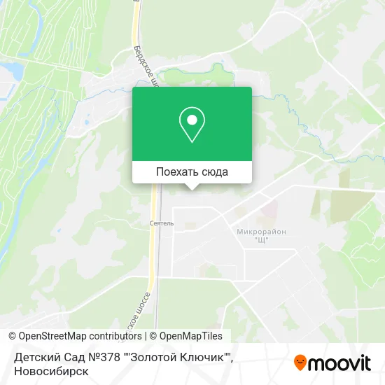 Карта Детский Сад №378 ""Золотой Ключик""
