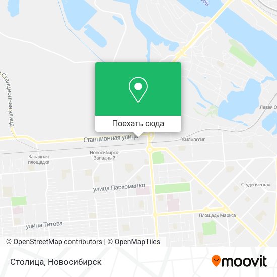 Карта Столица