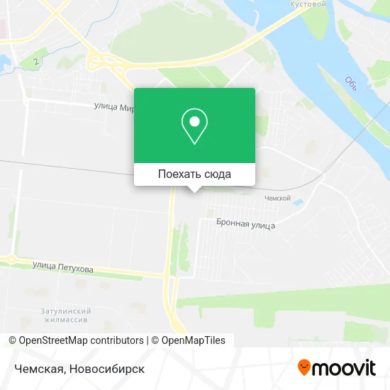 Карта Чемская