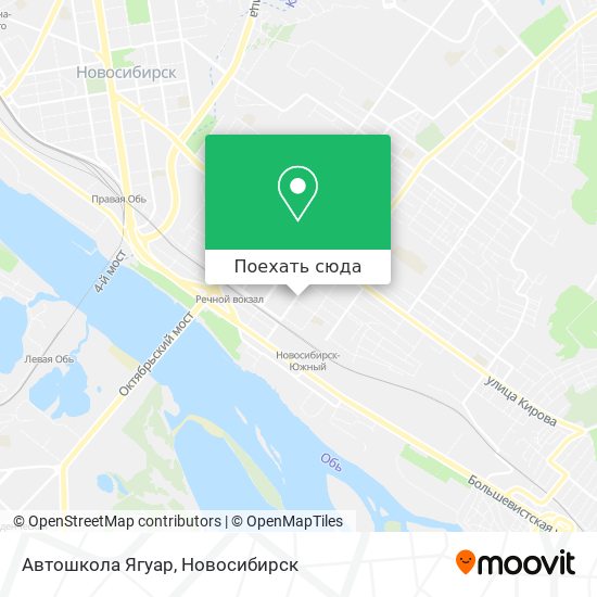 Карта Автошкола Ягуар