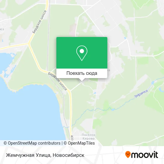 Карта Жемчужная Улица