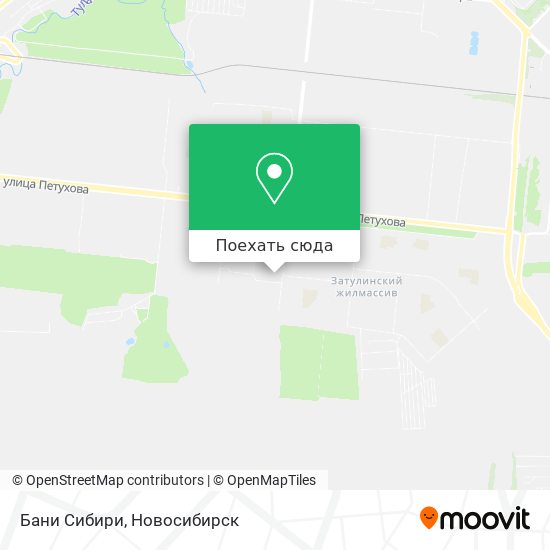 Карта Бани Сибири