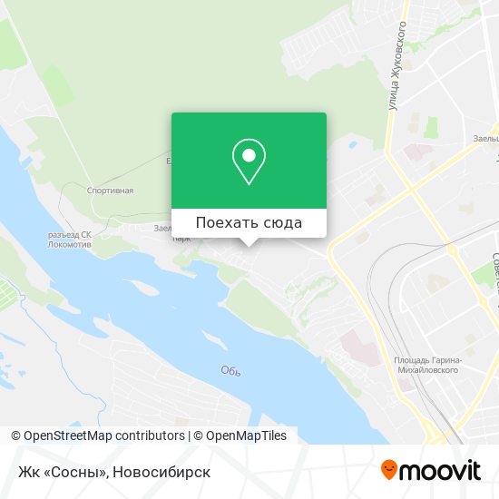 Карта Жк «Сосны»
