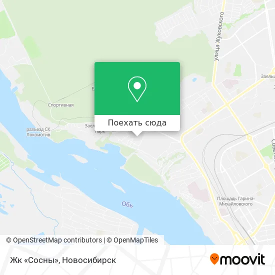 Карта Жк «Сосны»