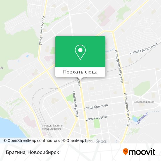 Карта Братина