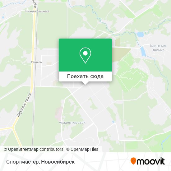 Карта Спортмастер
