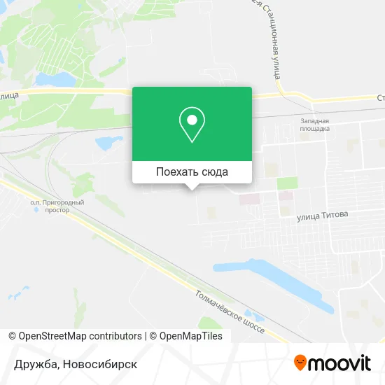 Карта Дружба