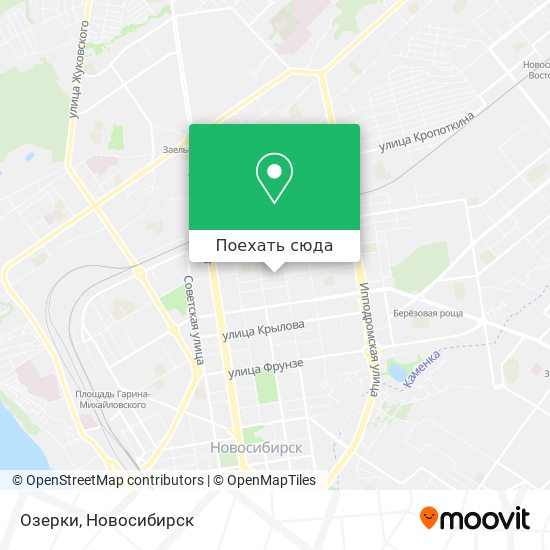 Карта Озерки