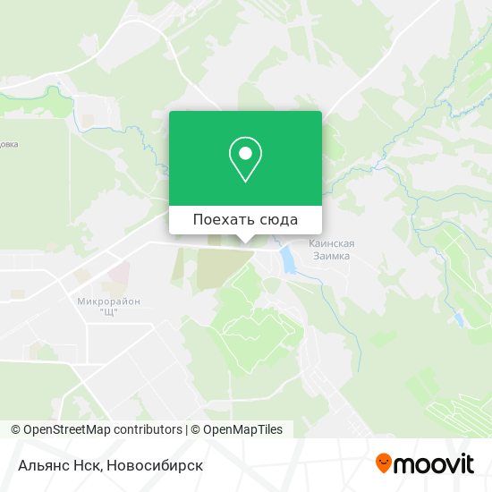 Карта Альянс Нск