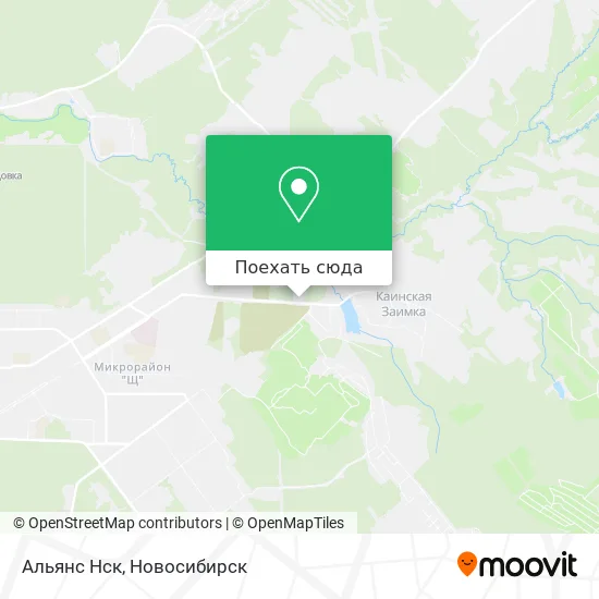 Карта Альянс Нск