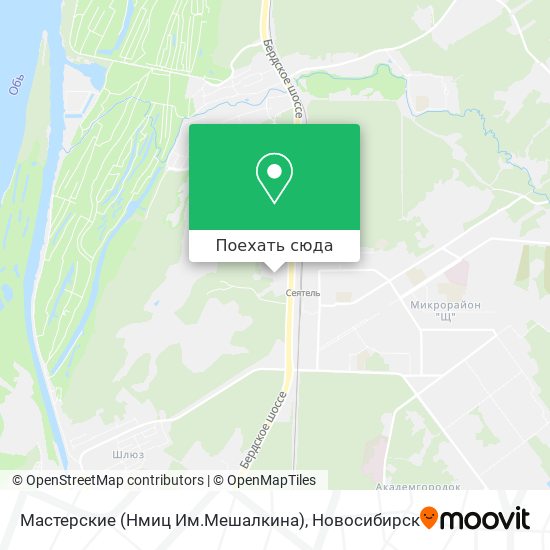 Карта Мастерские (Нмиц Им.Мешалкина)