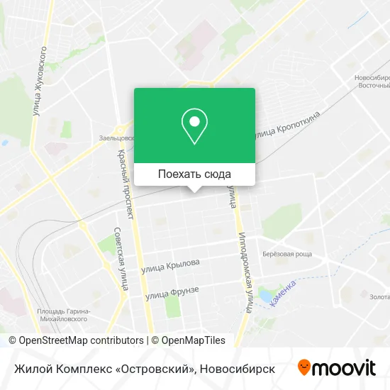 Карта Жилой Комплекс «Островский»
