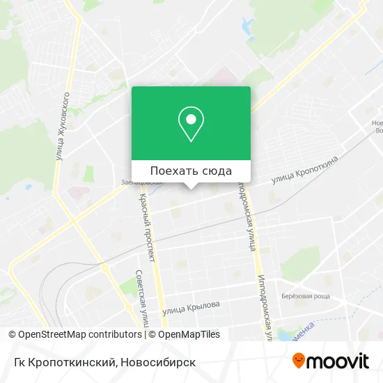 Карта Гк Кропоткинский