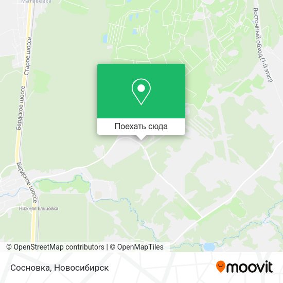 Карта Сосновка