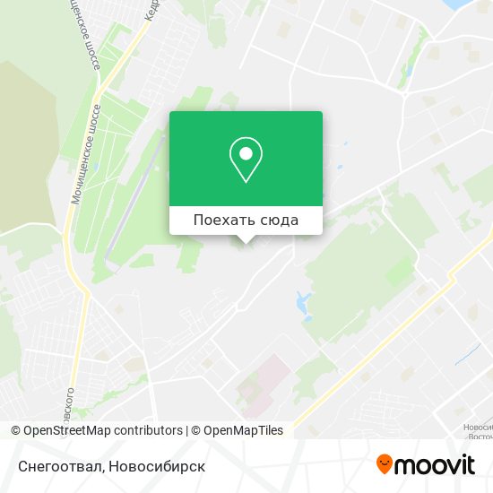 Карта Снегоотвал