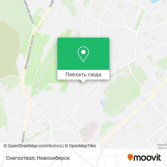 Карта Снегоотвал