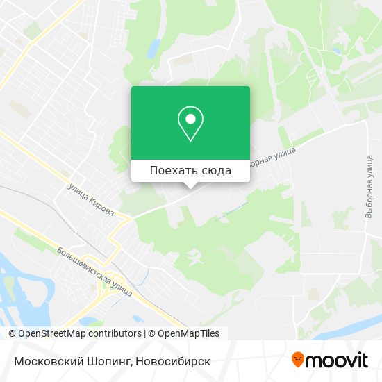 Карта Московский Шопинг