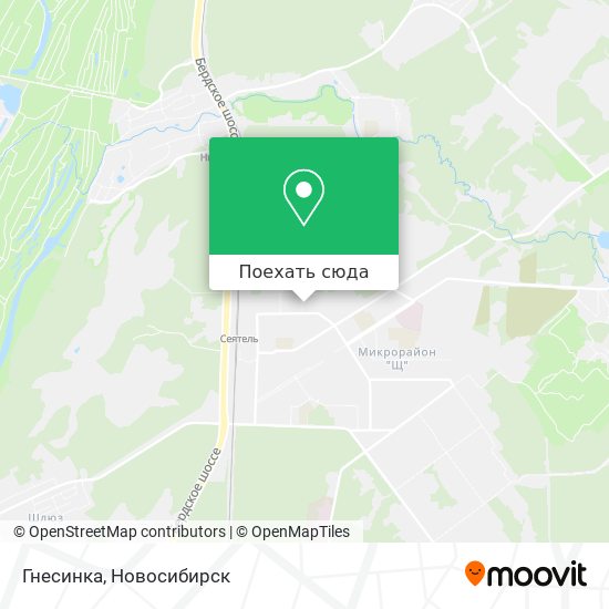 Карта Гнесинка