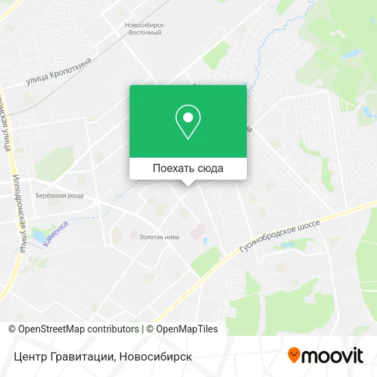 Карта Центр Гравитации
