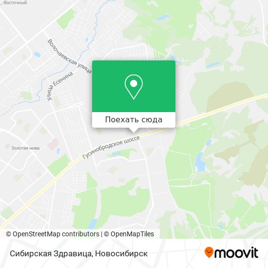 Карта Сибирская Здравица