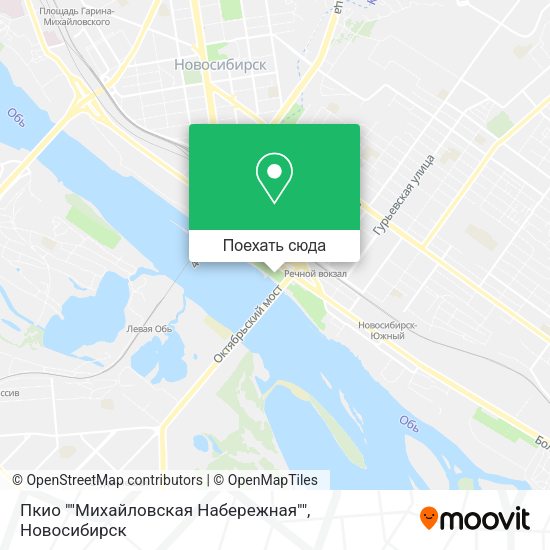 Карта Пкио ""Михайловская Набережная""