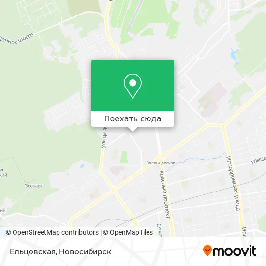Карта Ельцовская