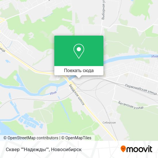 Карта Сквер ""Надежды""