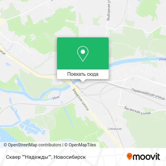Карта Сквер ""Надежды""