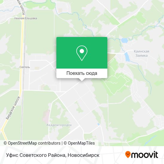 Карта Уфнс Советского Района