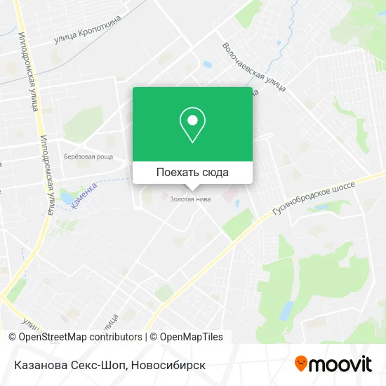 Карта Казанова Секс-Шоп