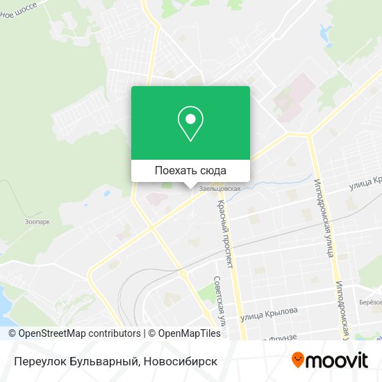 Карта Переулок Бульварный